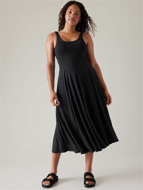 athleta midi dress|More.